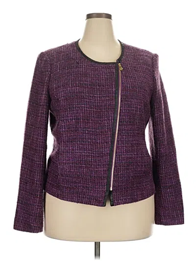 Pre-owned Jaclyn Smith Jacket In Purple