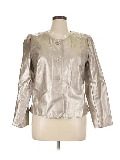 Pre-owned Jaclyn Smith Jacket In Silver