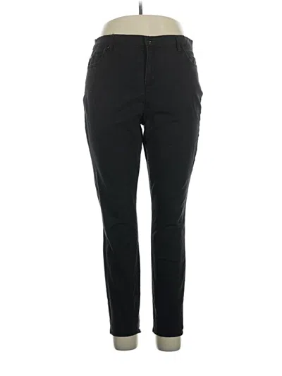 Pre-owned Jaclyn Smith Jeggings In Black