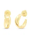 Jaclyn Smith Plated Earrings In Transparent