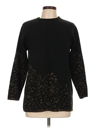 Pre-owned Jaclyn Smith Pullover Sweater In Black