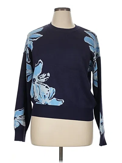 Pre-owned Jaclyn Smith Pullover Sweater In Blue