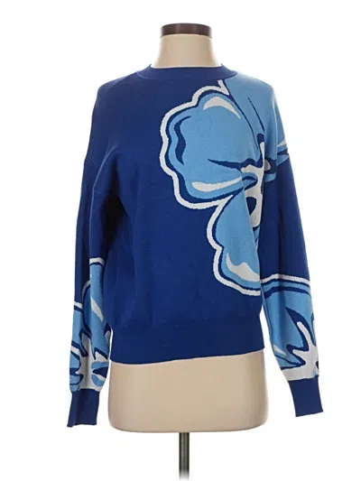Pre-owned Jaclyn Smith Pullover Sweater In Blue
