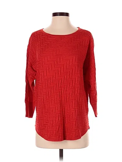 Pre-owned Jaclyn Smith Pullover Sweater In Red