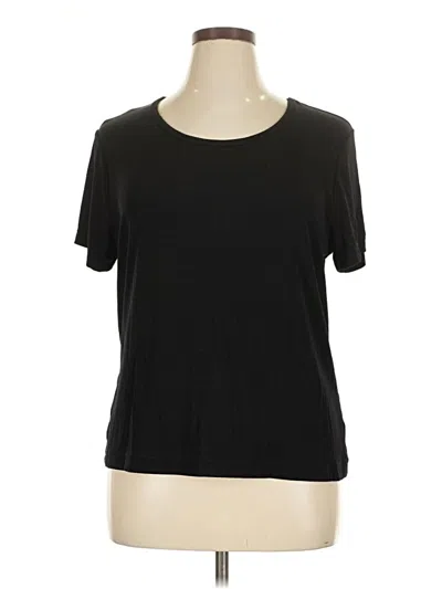Pre-owned Jaclyn Smith Short Sleeve T-shirt In Black
