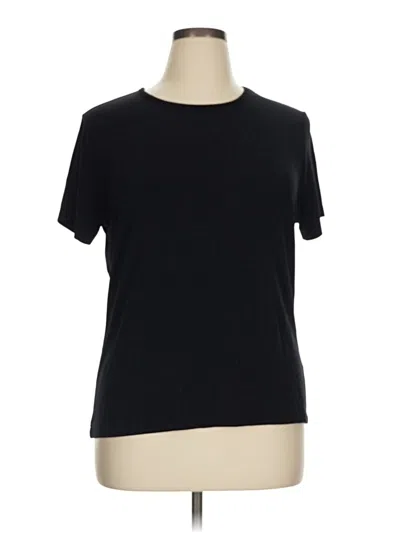 Pre-owned Jaclyn Smith Short Sleeve T-shirt In Black