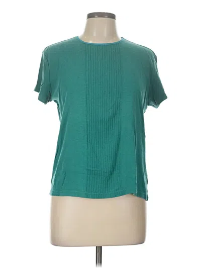 Pre-owned Jaclyn Smith Short Sleeve T-shirt In Blue