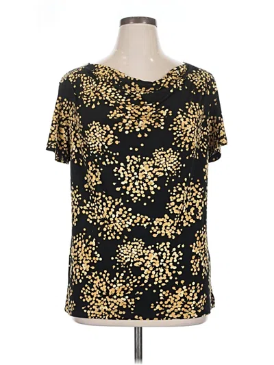 Pre-owned Jaclyn Smith Short Sleeve T-shirt In Gold