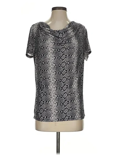 Pre-owned Jaclyn Smith Short Sleeve T-shirt In Silver