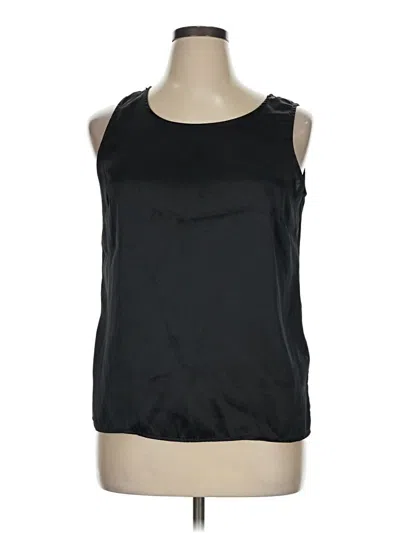 Pre-owned Jaclyn Smith Sleeveless Blouse In Black
