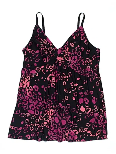 Pre-owned Jaclyn Smith Sleeveless Blouse In Purple