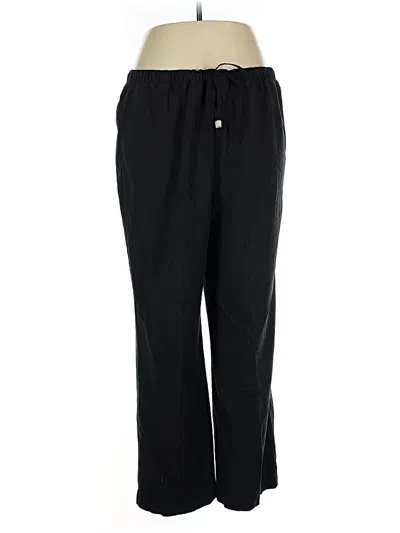 Pre-owned Jaclyn Smith Track Pants In Black