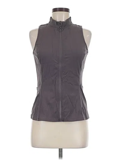 Pre-owned Jaclyn Smith Vest In Gray