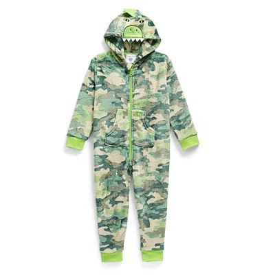 Jaclyn Babies' Toddler Boys Long Sleeve Pajama Set In Green