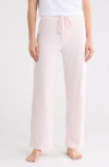 Jaclyn Wide Leg Pajama Pants In Pink