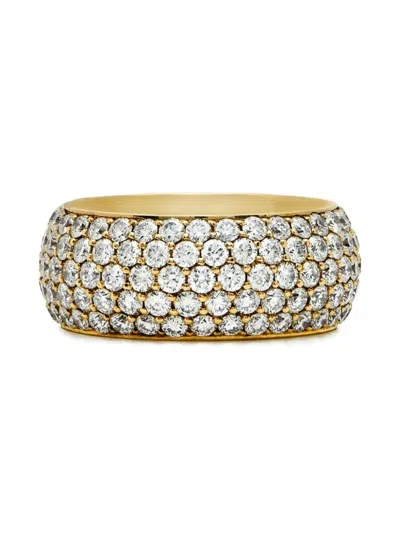Pre-owned Jacob & Co. 18k Yellow Gold Diamond Ring