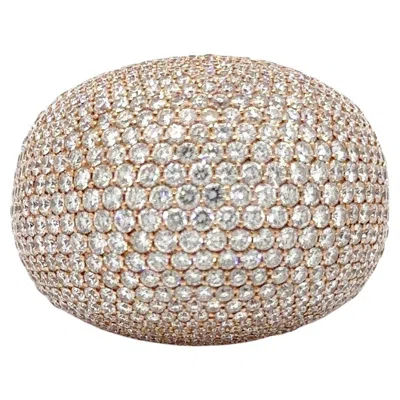 Pre-owned Jacob & Co. 28ctw Diamond Huge Dome Cocktail Band Ring In Multi