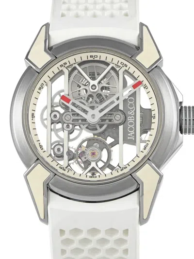 Pre-owned Jacob & Co. Epic X Racing 44mm In White