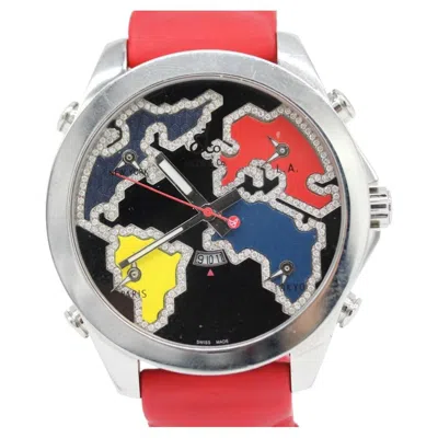 Pre-owned Jacob & Co. Five Time Zone – 47mm – Diamond Dial – With Manual – C2005 In Multi