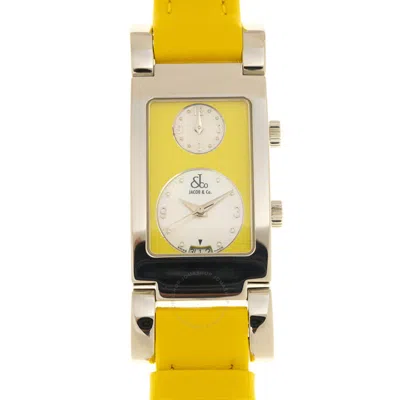 Jacob & Co. Angel Quartz Unisex Watch Jca1p-yl Ylstrap In Yellow