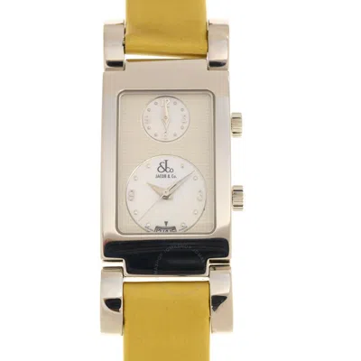 Jacob & Co. Angel Quartz White Dial Unisex Watch Jca3p-wt Gdstrap In Gold