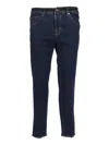 Jacob Cohen 5-pkt Cropped Slim-fit Pants Scott In Blue