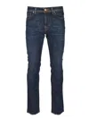 Jacob Cohen 5 Pkt Slim Fit Bard V1 11 oz Blu Salpa Beige Jeans Blue In Blue