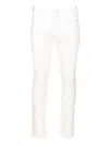 Jacob Cohen 5 Pkt Slim Fit Nick L1 9 oz Bianco Salpa Beige Jeans White In White
