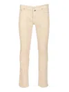 Jacob Cohen 5 Pkt Slim Fit Nick Tr Twill Blu Jeans White In Neutral