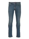 Jacob Cohen 5 Pkt Super Slim Fit Nick Slim V1 11 oz Blu Salpa Verde Jeans Blue In Blue