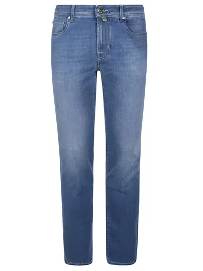 Jacob Cohen 5 Pocket Jeans Slim Fit Bard Fast In D Blu
