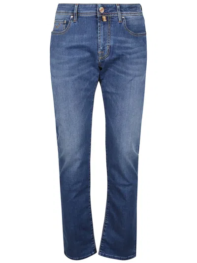 Jacob Cohen 5 Pocket Jeans Slim Fit Bard Fast In D Blu