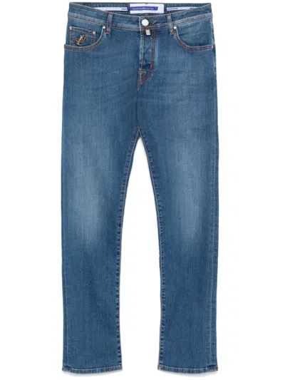 Jacob Cohen 5-pocket Slim Fit` Nick` Jeans In Blue