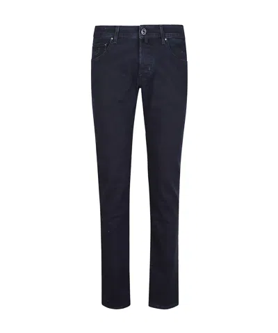 Jacob Cohen 5 Pocket Slim Fit Nick Slim Jeans In Animal Print