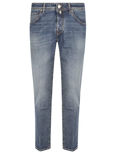 Jacob Cohen 5 Pocket Slim Fit Scott Faded Jeans In Blue