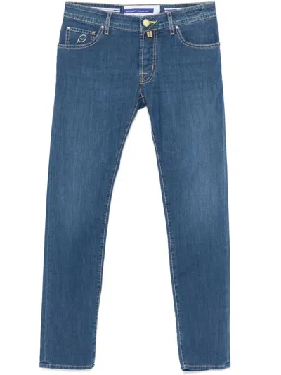 Jacob Cohen 5-pocket Super Slim Fit `nick` Jeans In Blue