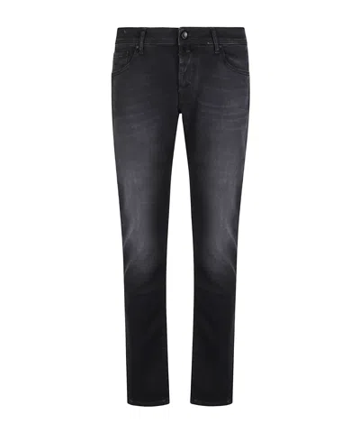 Jacob Cohen 5 Pocket Super Slim Fit Nick Slim Jeans In Black