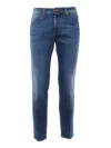 Jacob Cohen 5 Pockets Denim Pants In Blue