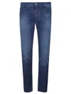 Jacob Cohen Slim Fit Trousers Five Pockets In D Dark Blue