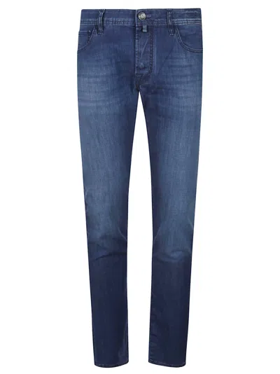 Jacob Cohen 5 Pockets Jeans Super Slim Fit Nick Slim In D Dark Blue