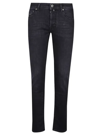 Jacob Cohen 5 Pockets Jeans Super Slim Fit Nick Slim In Black