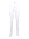 Jacob Cohen White 5-pocket Trousers In White