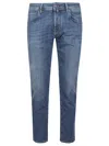 Jacob Cohen 5 Pockets Slim Cropped Scott Jeans In Animal Print