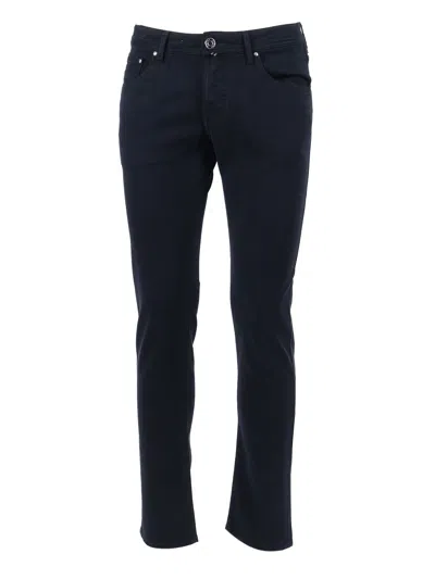 Jacob Cohen 5 Pockets Slim Fit Pants In Blue