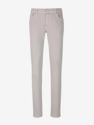 Jacob Cohen 5 Pockets Trousers In Blue