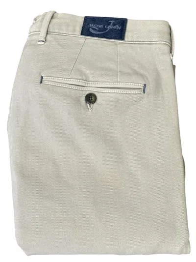 Jacob Cohen Academy Bobby Cotton Chino Pants In Neutral