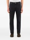 Jacob Cohen Academy Buttoned Jeans In Black