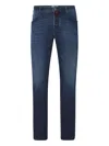 Jacob Cohen Academy Buttoned Jeans In Blue
