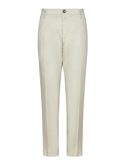 Jacob Cohen Almond-colored Straight-leg Trousers In Sand