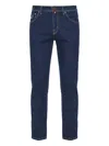 Jacob Cohen Après Ski-detail Jeans In Blue